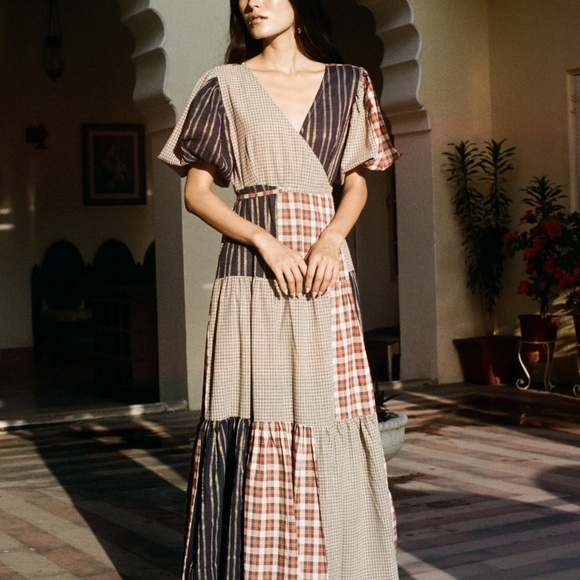 Poet Patchwork Dress - Picture 2 of 5